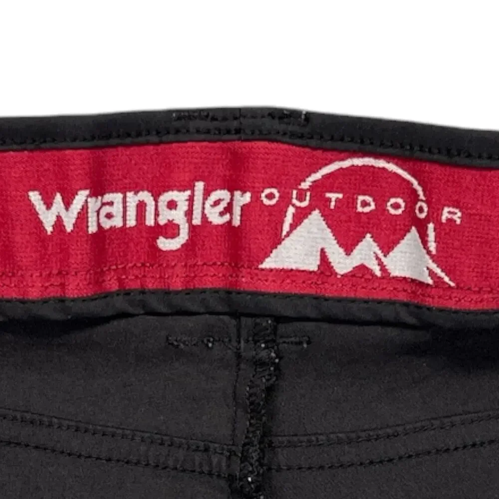Wrangler Outdoor Men’s Black Pants 36x34 Nylon Stretch Hiking Utility